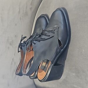 2/$10 Vintage, Tansit, heeled, cutout, oxfords
